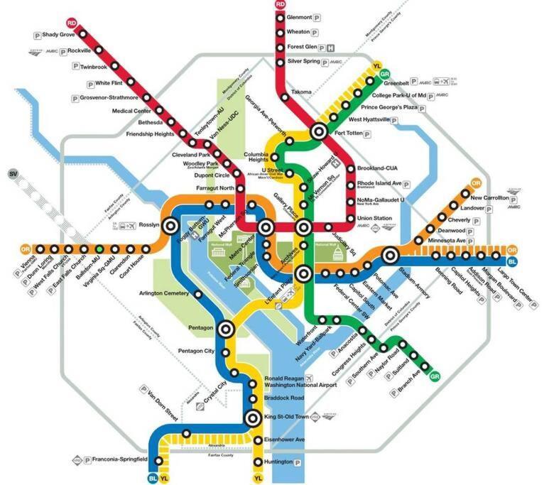 Walk2Metro'S,Dcgem,Private,Wifi, Freeparking Apartment Арлингтън Екстериор снимка